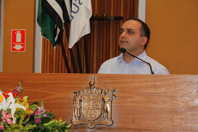 Vice prefeito Marcelo Lima representando o Executivo Municipal